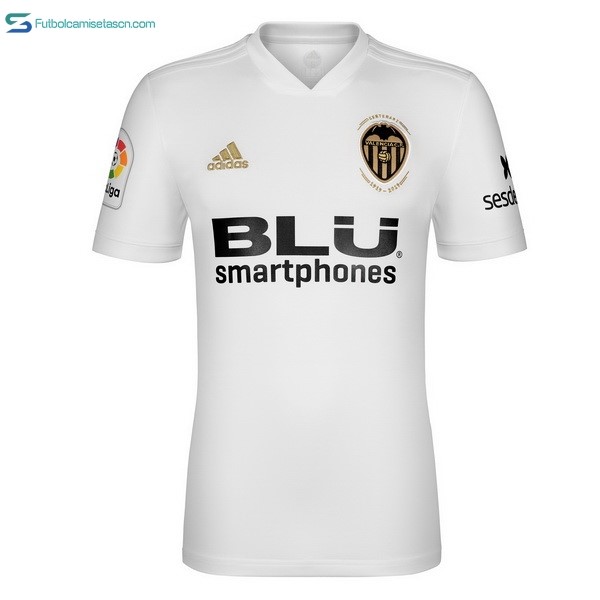 Camiseta Valencia 1ª 2018/19 Blanco